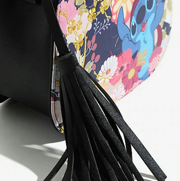 Loungefly Disney  Stitch floral crossbody bag - Picture 3 of 3